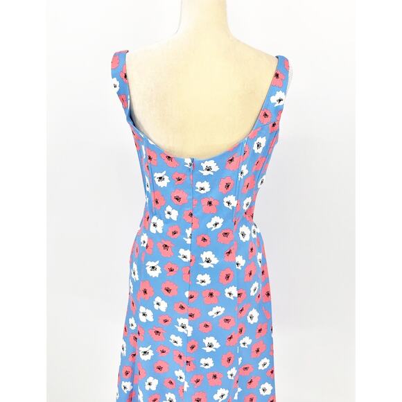 ANNE KLEIN Women's Aster A-Line Dress 16 Blue Lily Combo Sleeveless Lined NWT - Picture 9 of 11